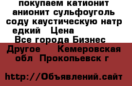 покупаем катионит анионит сульфоуголь соду каустическую натр едкий › Цена ­ 150 000 - Все города Бизнес » Другое   . Кемеровская обл.,Прокопьевск г.